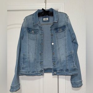 Light Blue Denim Jean Jacket by Sundance - Classic Button-Front
